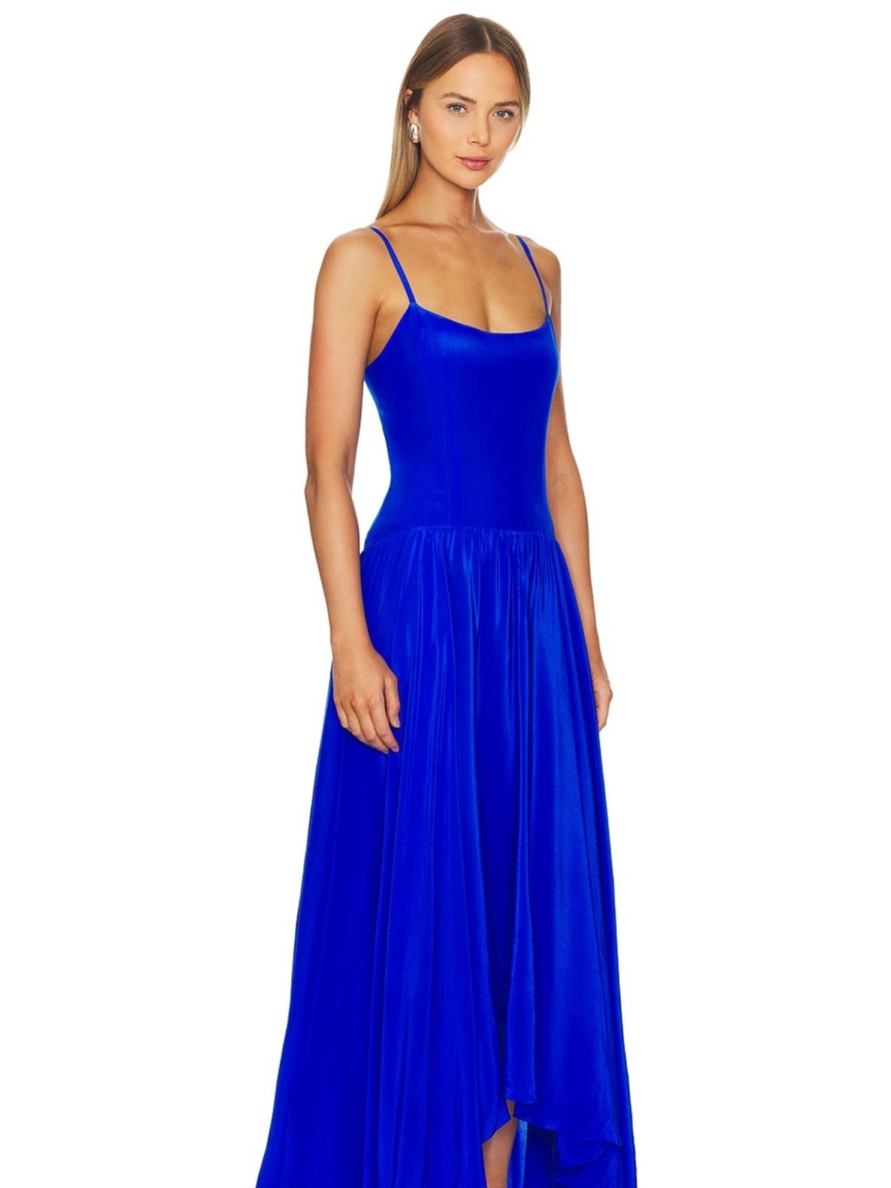 Royal Blue Spaghetti Strap Maxi Dress